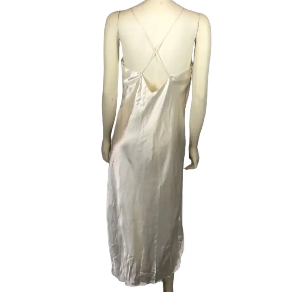 American Vintage retro romantic hidden fantasy ivory sheer slip size medium